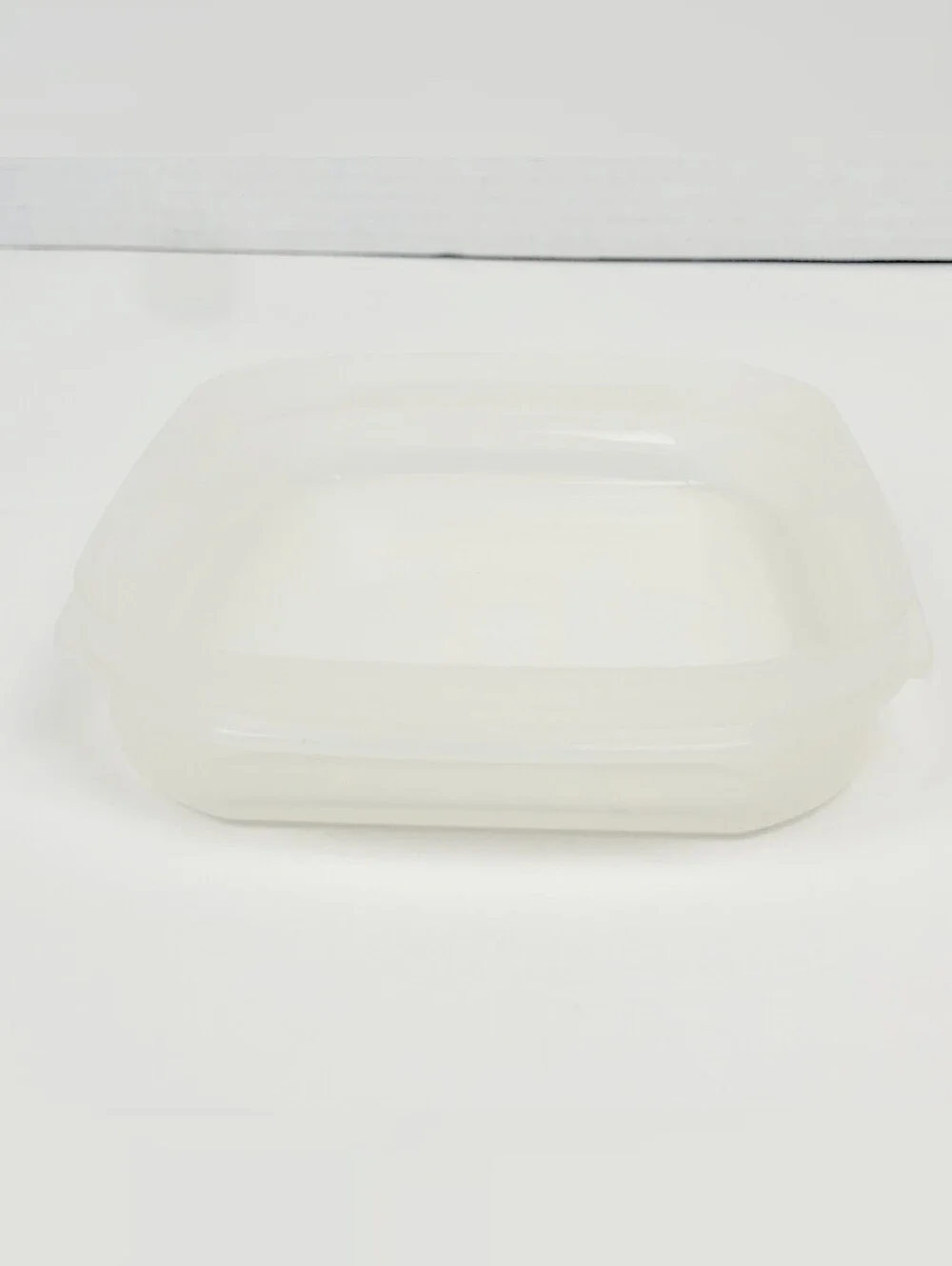 Vtg 80s~Tupperware Modular Mates 1792 8 Cups~1962 400ml~Clear w/Blue Lids 1793